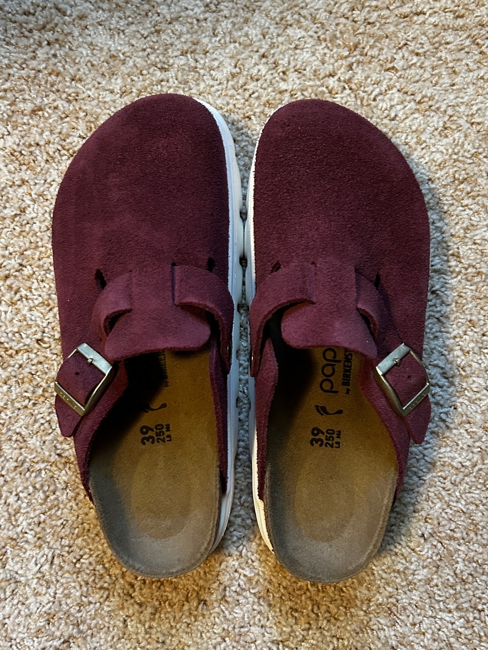 Birkenstock Women’s Papillio Boston Chunky in Berry Crush Size 8-8.5 - Picture 2 of 7